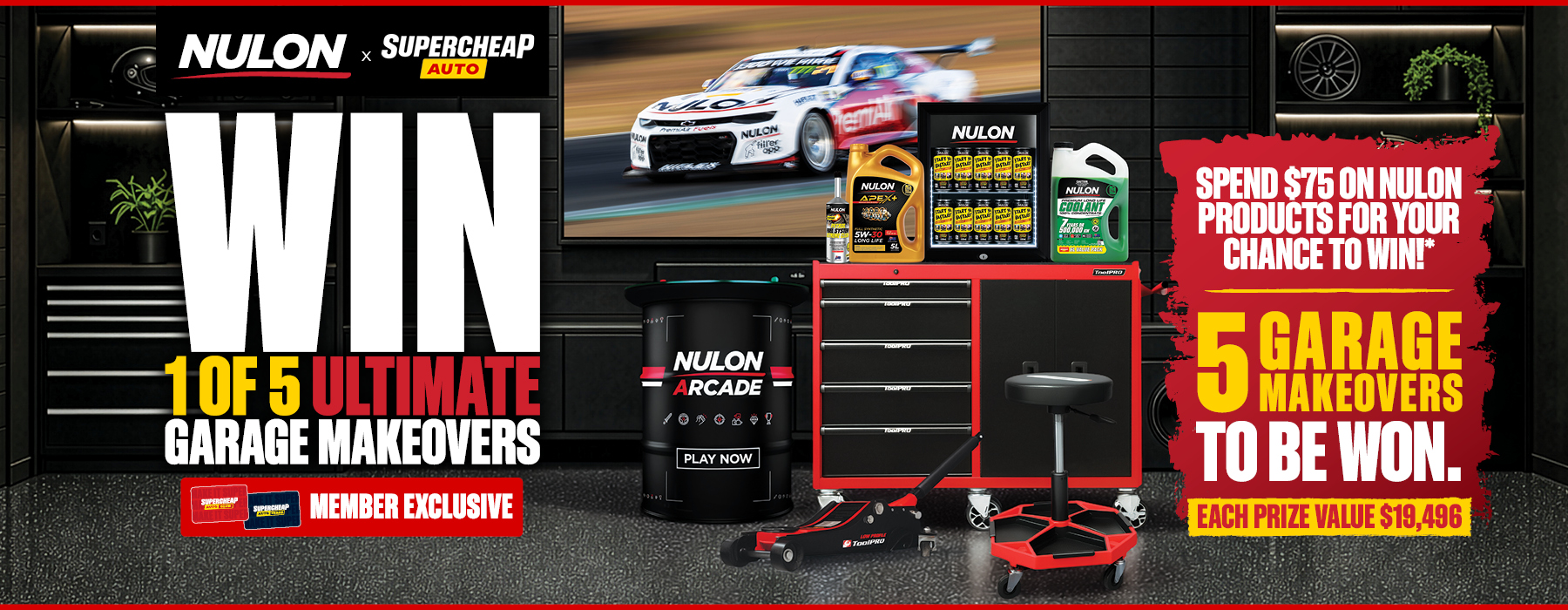Win 1 of 5 Ultimate Garage Makeovers